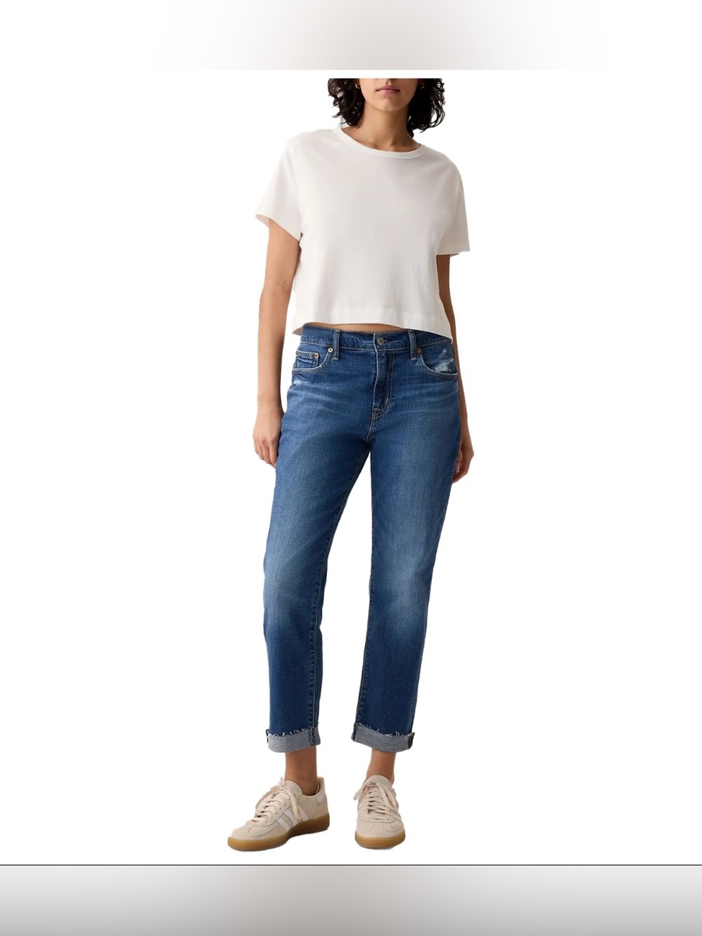 Gap Mid Rise Girlfriend Jeans NWT Size 27 US 4L